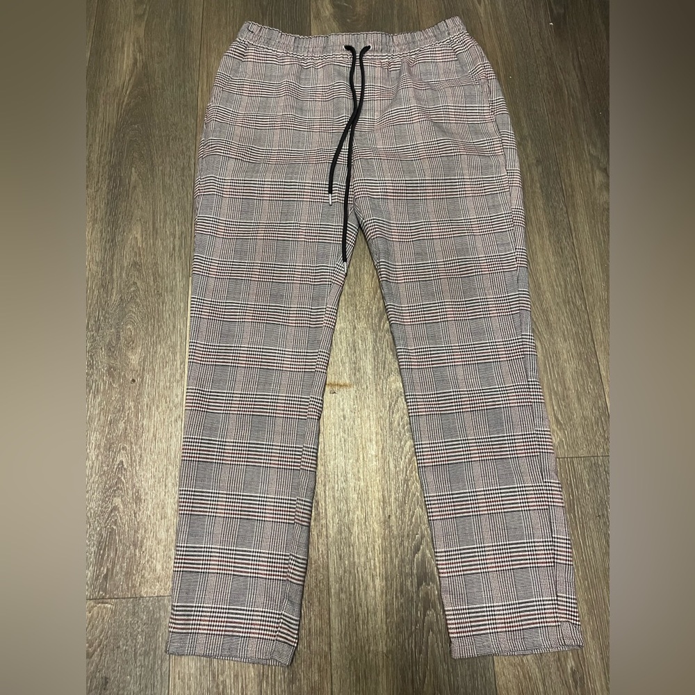 F21 plaid pants